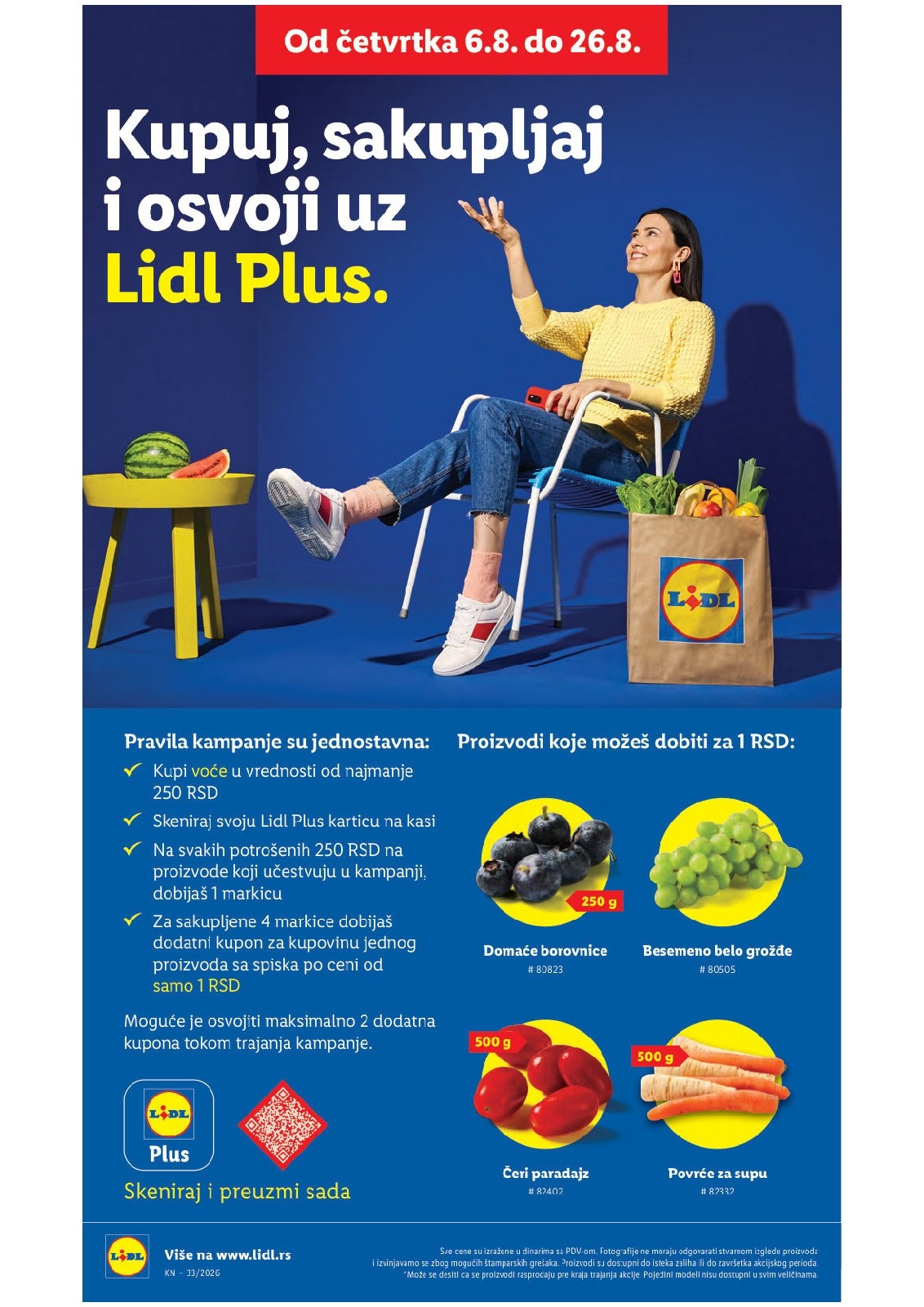 Lidl katalog akcija strana 70 – važi od 13.8. do 16.8.2026.
