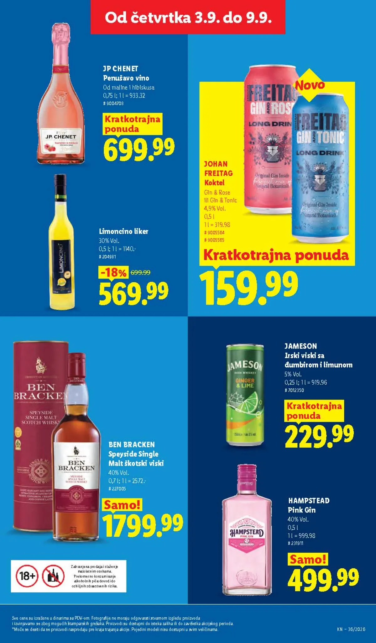 Lidl katalog akcija strana 71 – važi od 3.9. do 9.9.2026.
