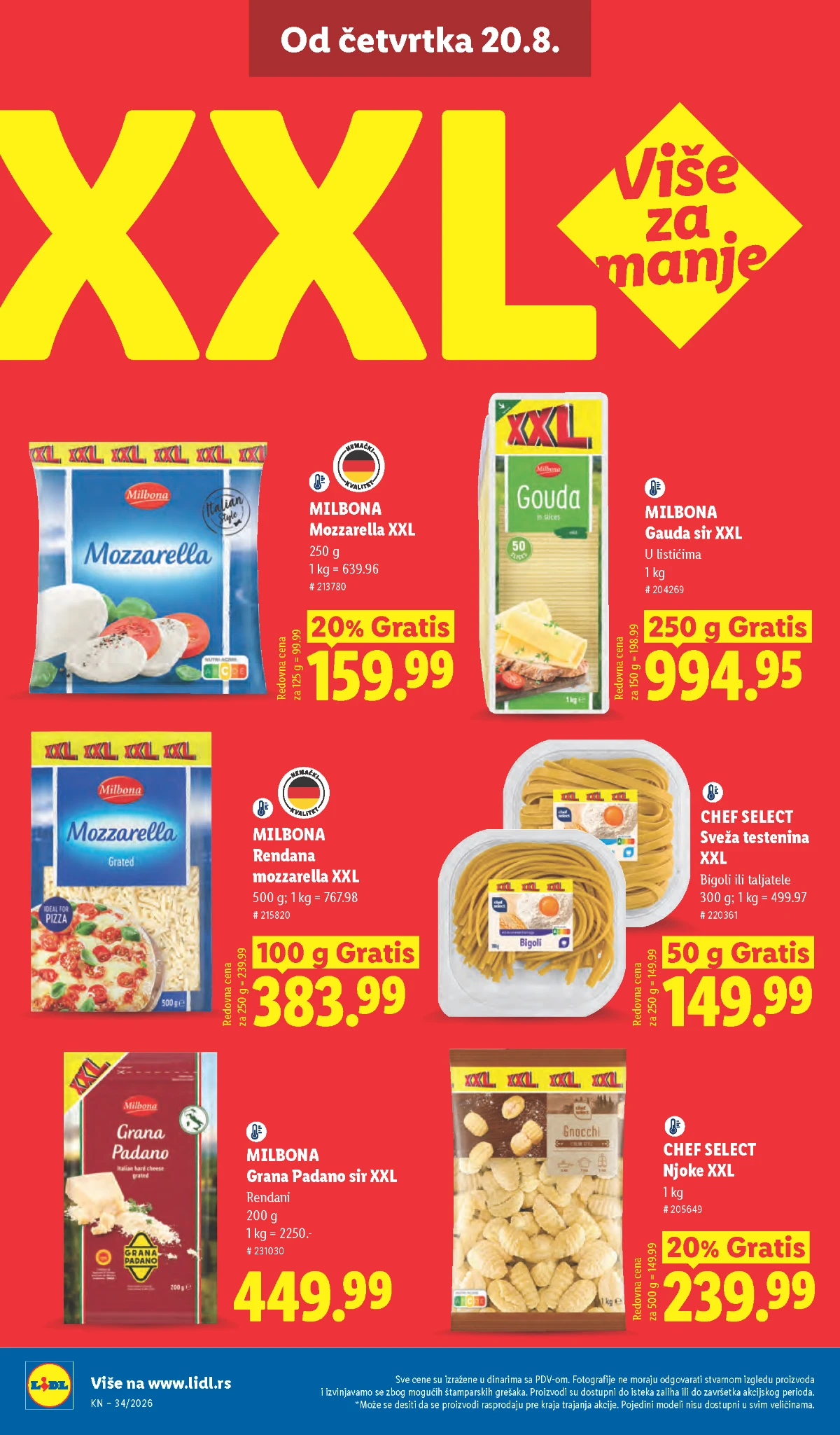 Lidl katalog akcija strana 72 – važi od 20.8. do 26.8.2026.