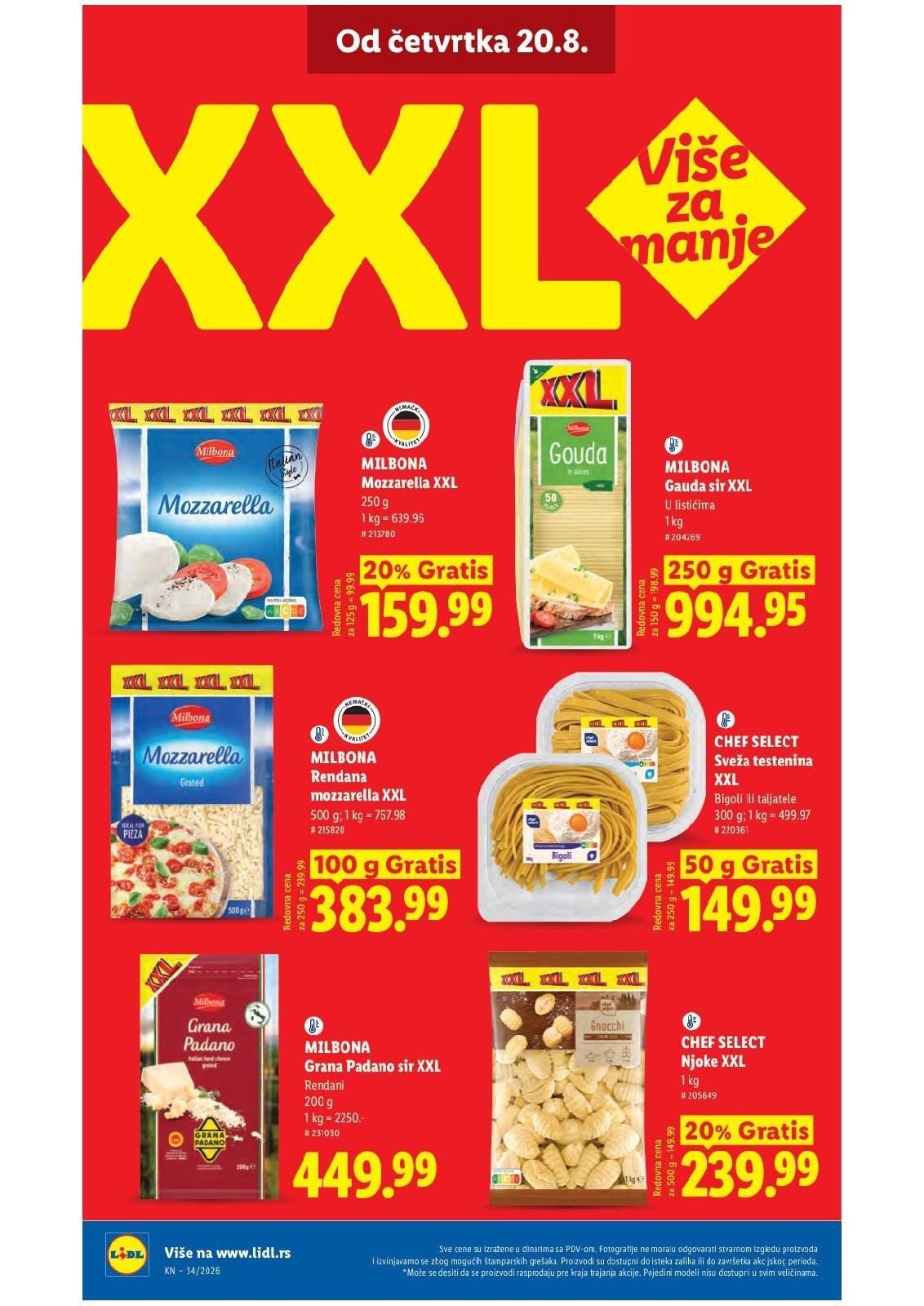Lidl katalog akcija strana 72 – važi od 20.8. do 26.8.2026.
