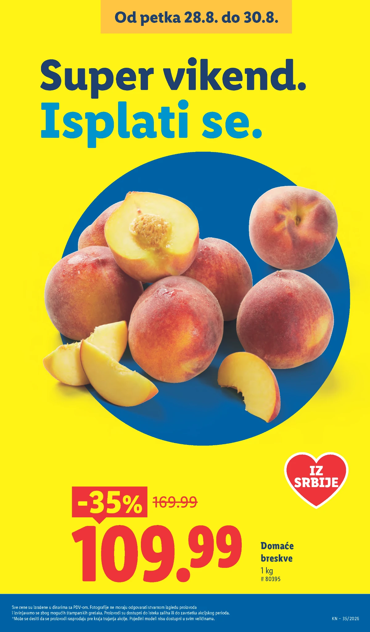 Lidl katalog akcija strana 73 – važi od 31.8. do 2.9.2026.