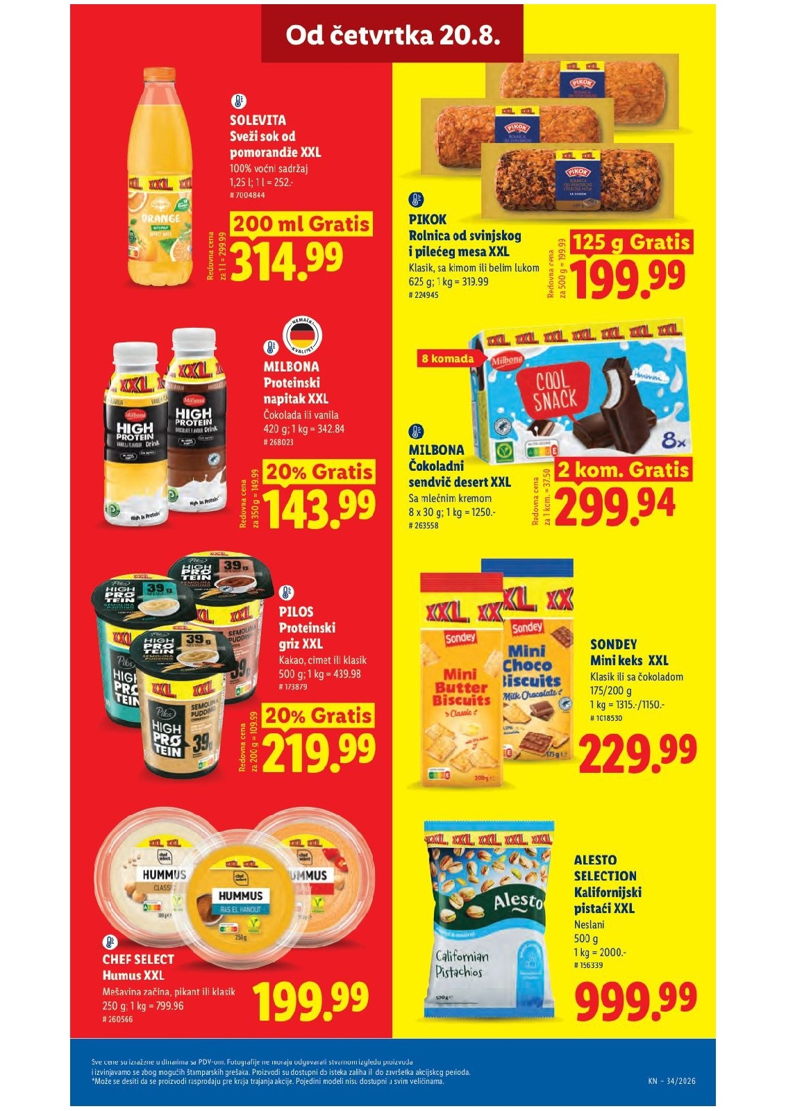 Lidl katalog akcija strana 73 – važi od 20.8. do 26.8.2026.