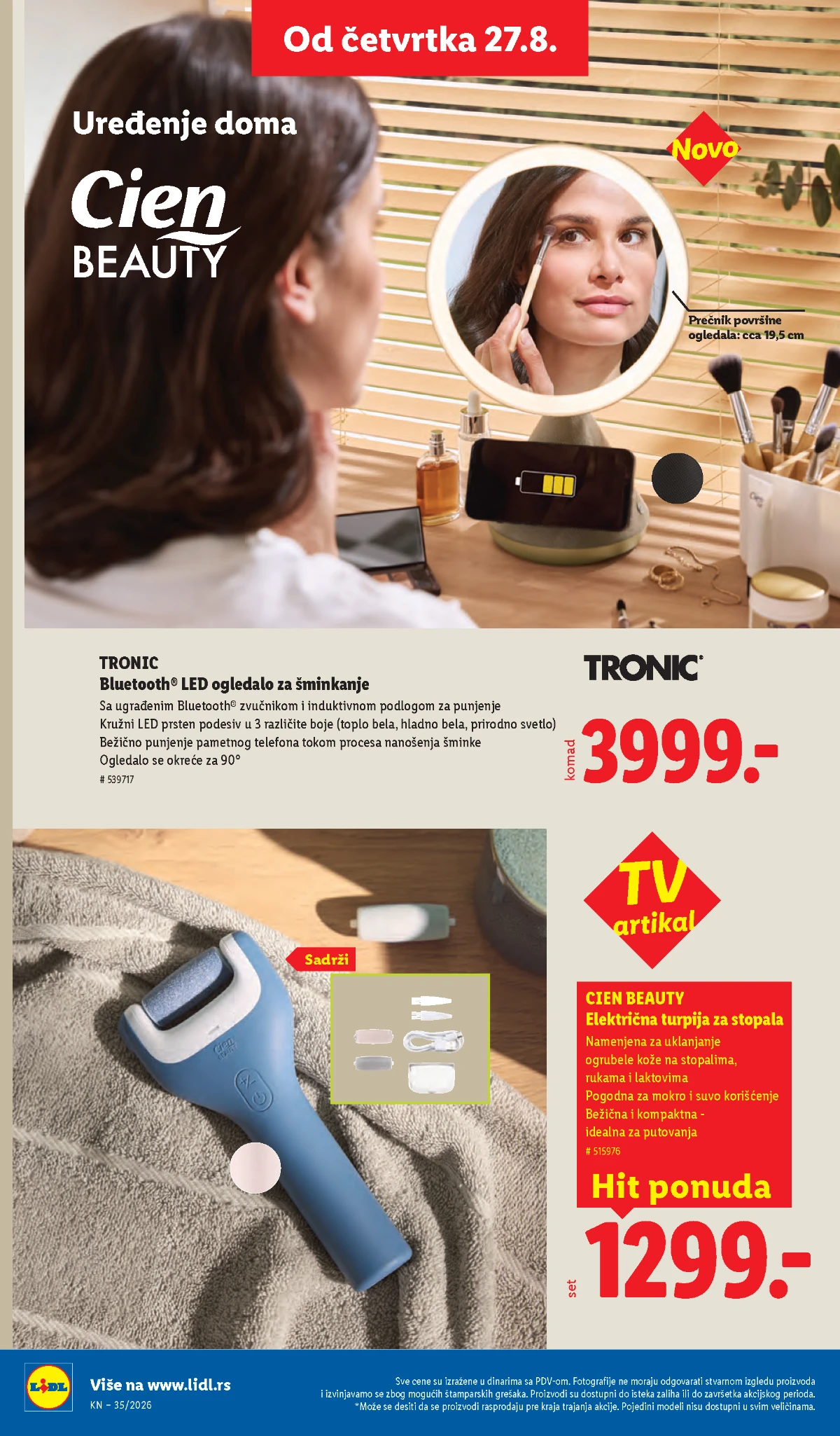 Lidl katalog akcija strana 74 – važi od 27.8. do 2.9.2026.