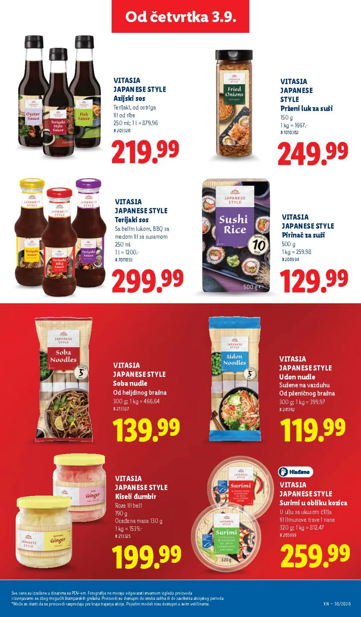 Lidl katalog akcija strana 75 – važi od 3.9. do 9.9.2026.