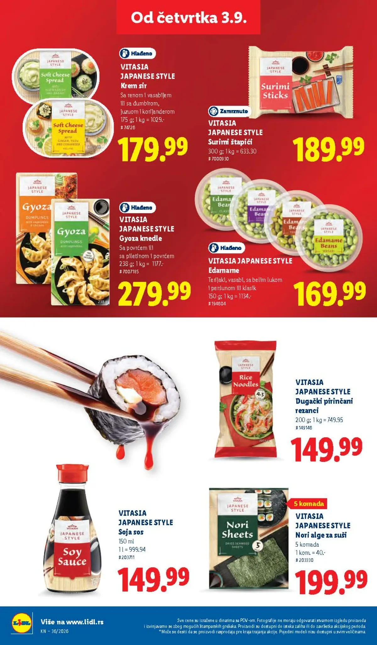 Lidl katalog akcija strana 76 – važi od 3.9. do 9.9.2026.