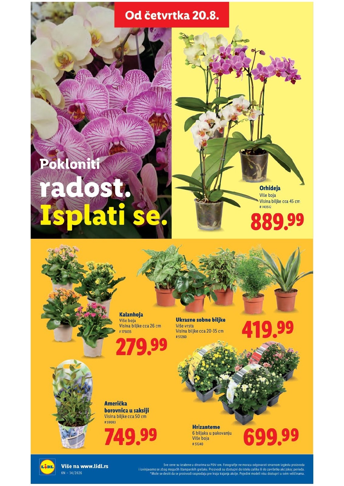 Lidl katalog akcija strana 78 – važi od 20.8. do 26.8.2026.