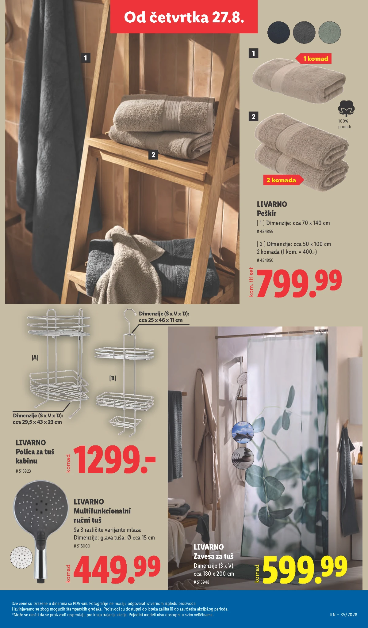 Lidl katalog akcija strana 79 – važi od 31.8. do 2.9.2026.