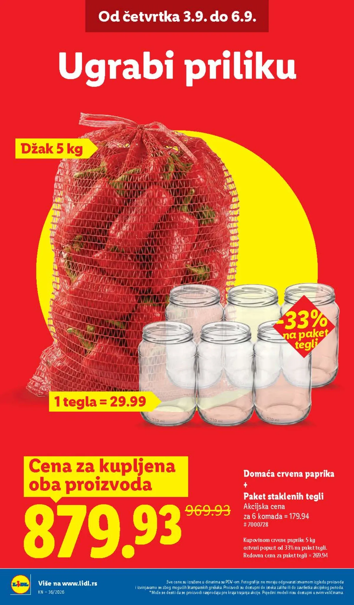 Lidl katalog akcija strana 8 – važi od 3.9. do 9.9.2026.
