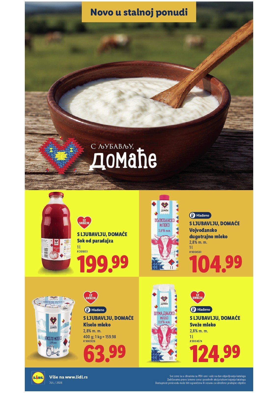 Lidl katalog akcija strana 8 – važi od 5.8. do 11.8.2026.
