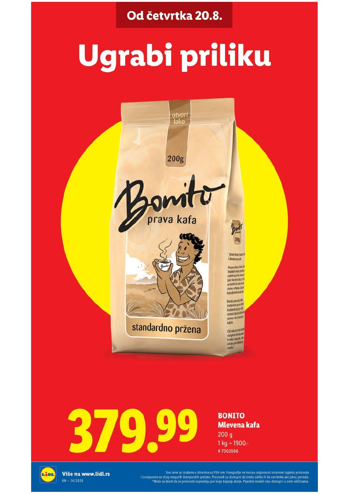 Lidl katalog akcija strana 8 – važi od 20.8. do 26.8.2026.