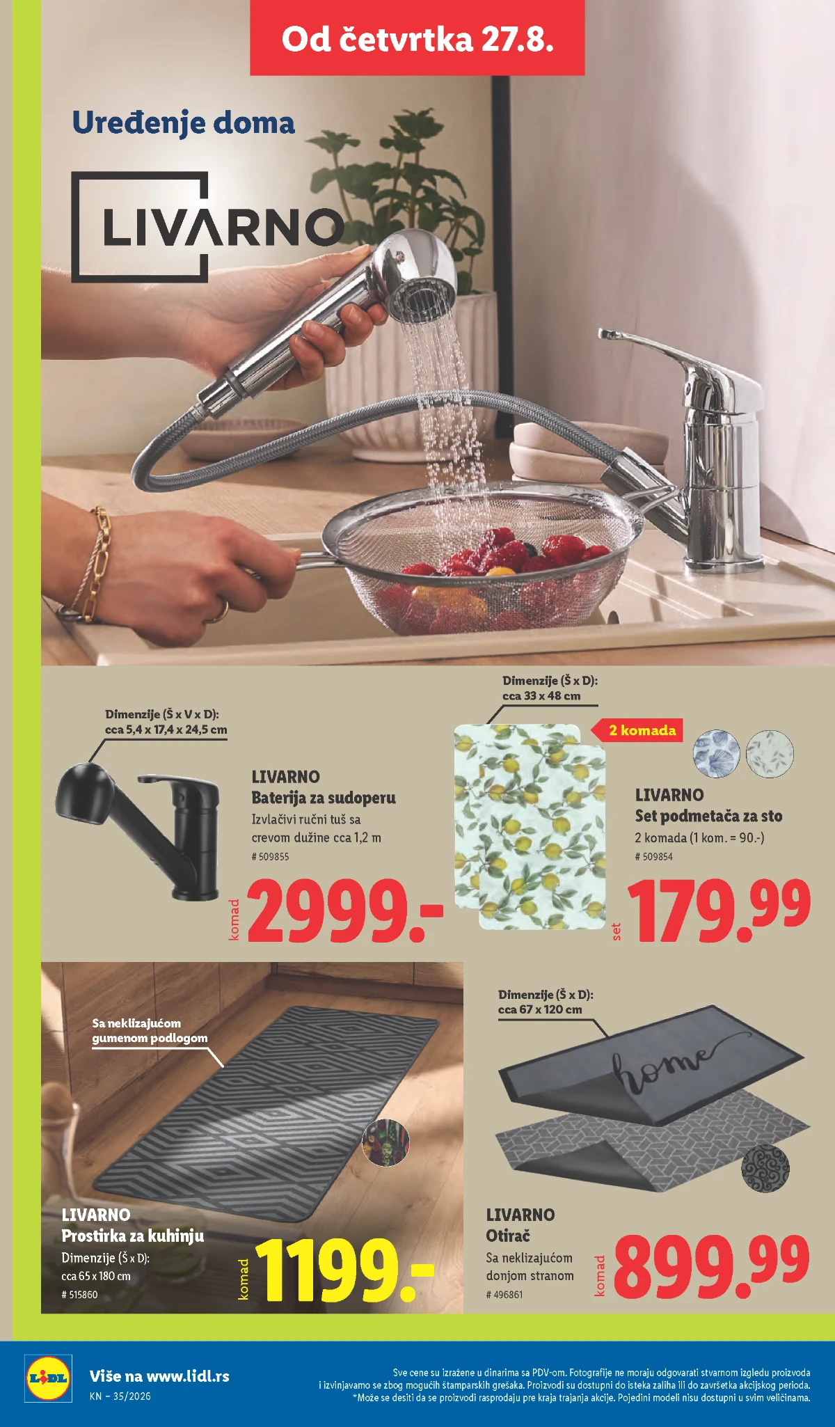 Lidl katalog akcija strana 80 – važi od 27.8. do 2.9.2026.