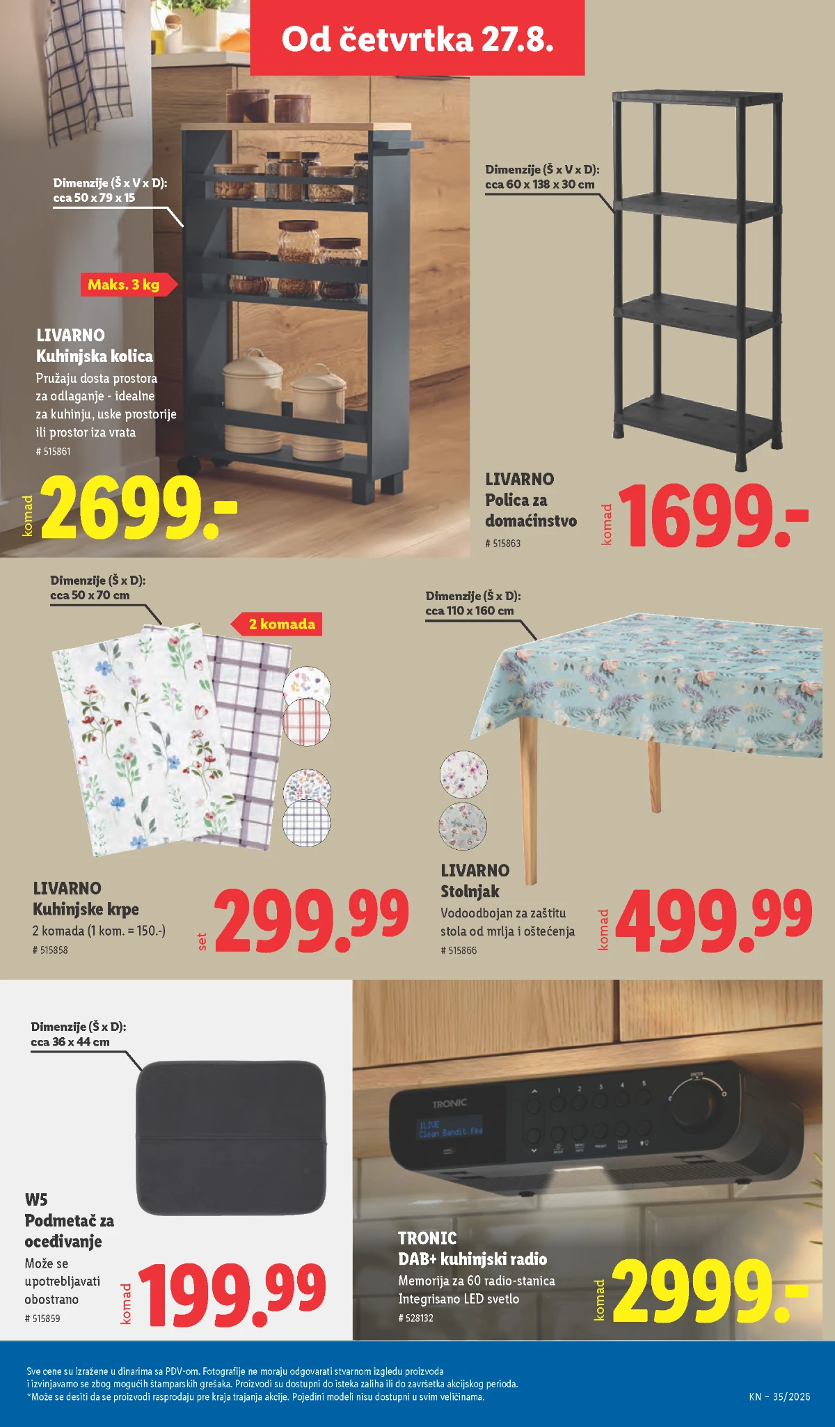 Lidl katalog akcija strana 81 – važi od 27.8. do 2.9.2026.