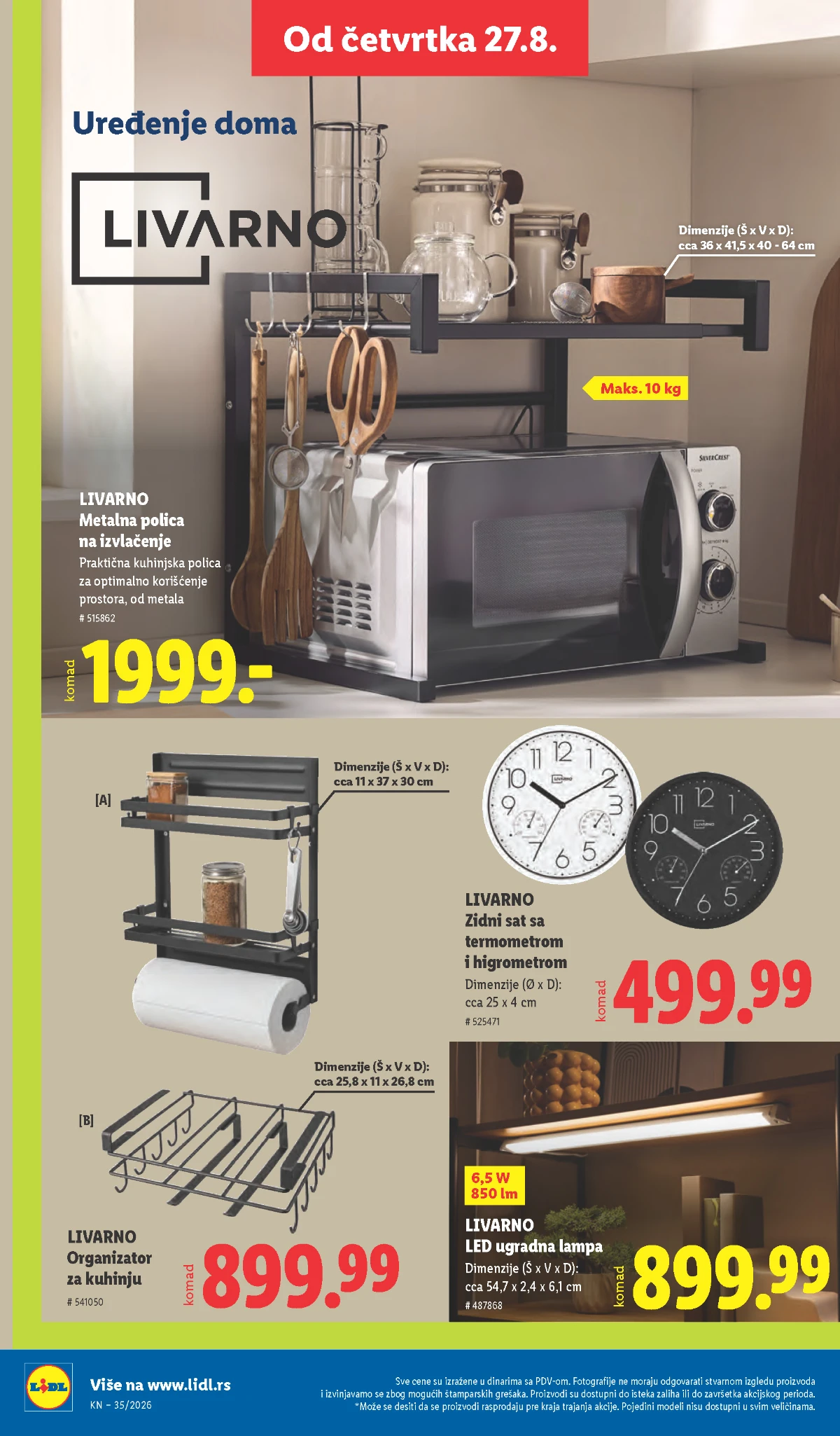 Lidl katalog akcija strana 82 – važi od 27.8. do 2.9.2026.