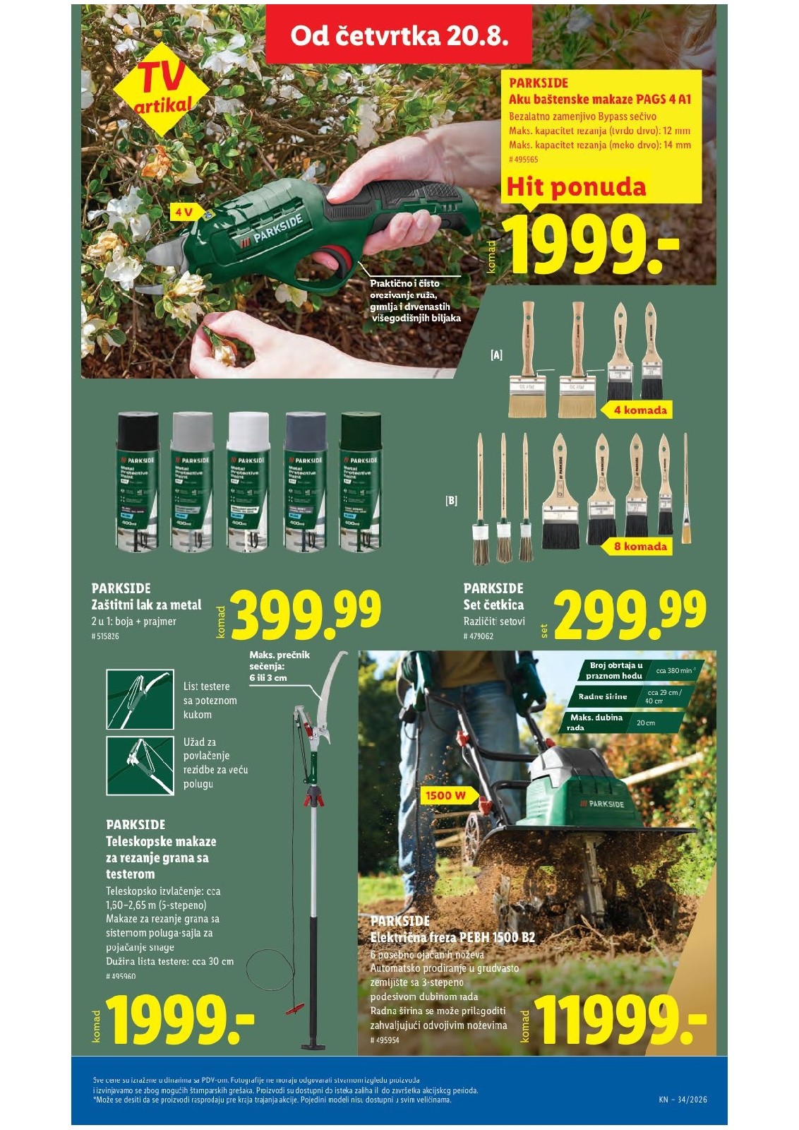 Lidl katalog akcija strana 83 – važi od 20.8. do 26.8.2026.