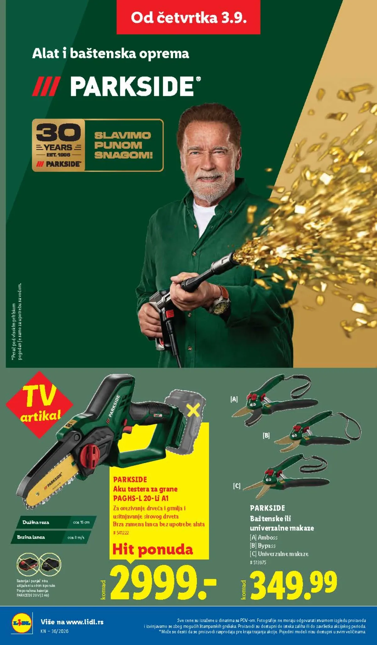 Lidl katalog akcija strana 86 – važi od 3.9. do 9.9.2026.