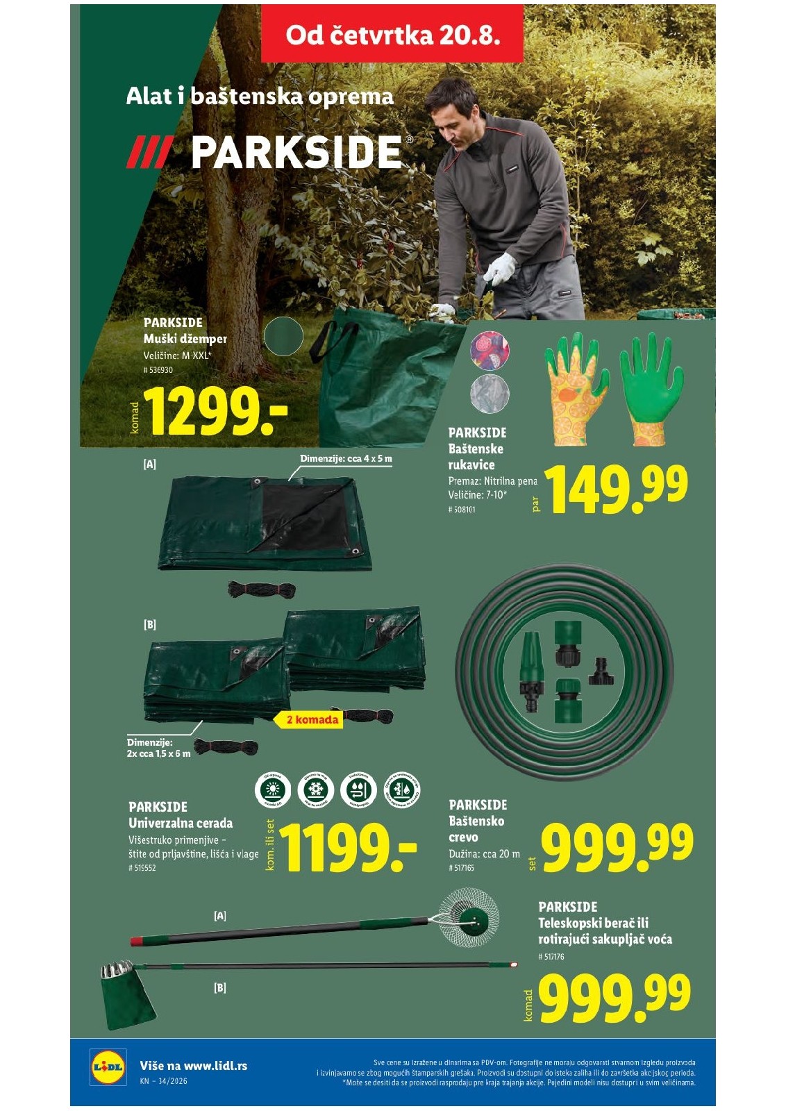 Lidl katalog akcija strana 86 – važi od 20.8. do 26.8.2026.