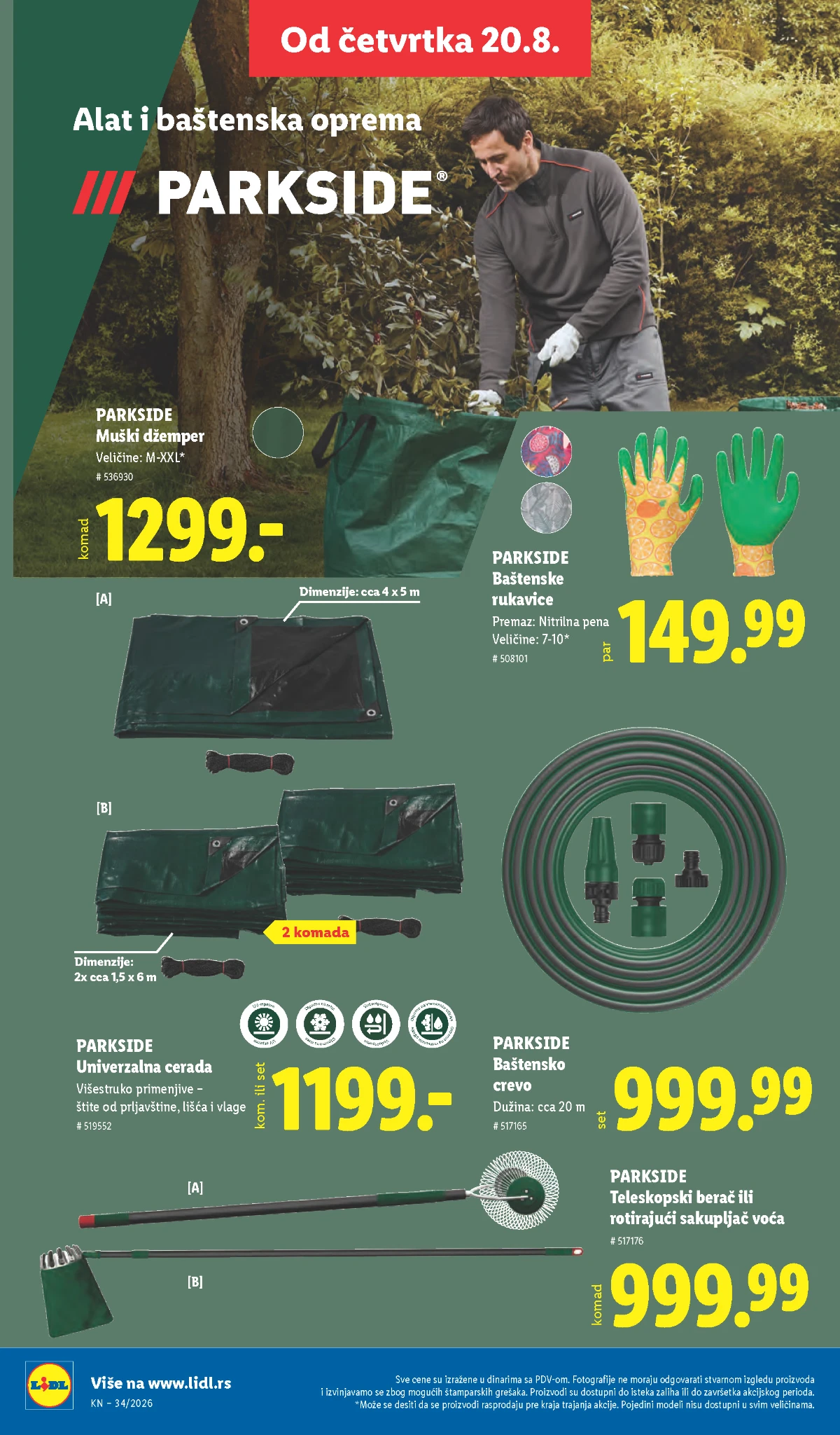 Lidl katalog akcija strana 86 – važi od 20.8. do 26.8.2026.