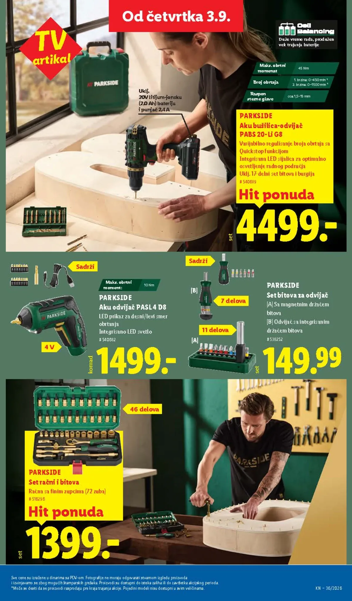 Lidl katalog akcija strana 87 – važi od 3.9. do 9.9.2026.