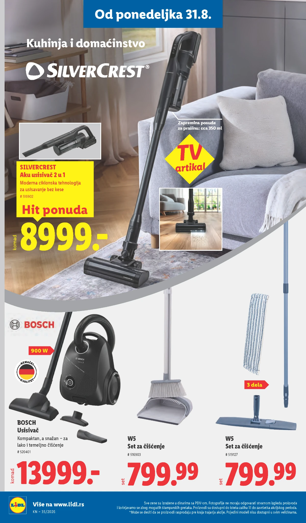 Lidl katalog akcija strana 88 – važi od 31.8. do 2.9.2026.