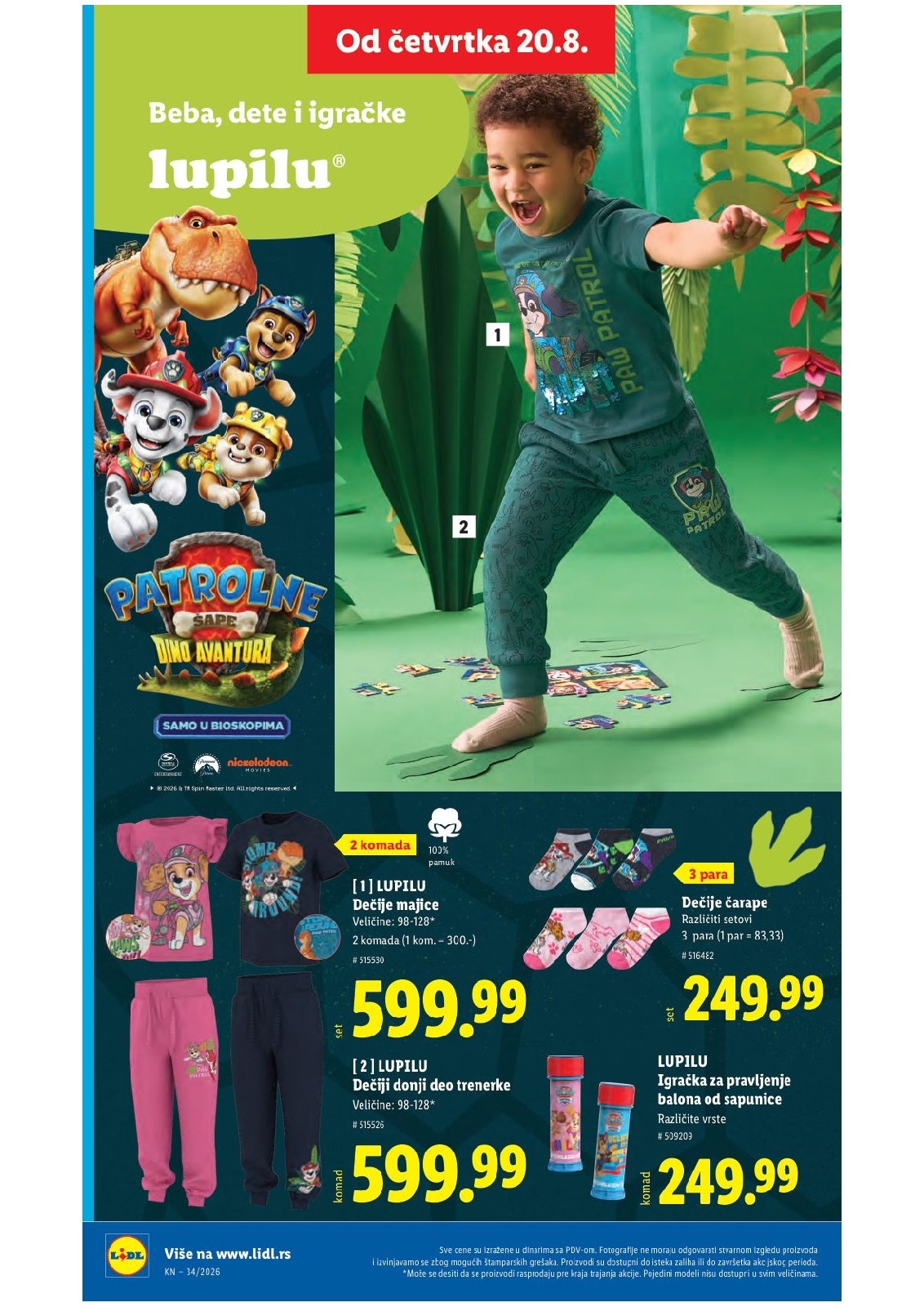 Lidl katalog akcija strana 88 – važi od 20.8. do 26.8.2026.