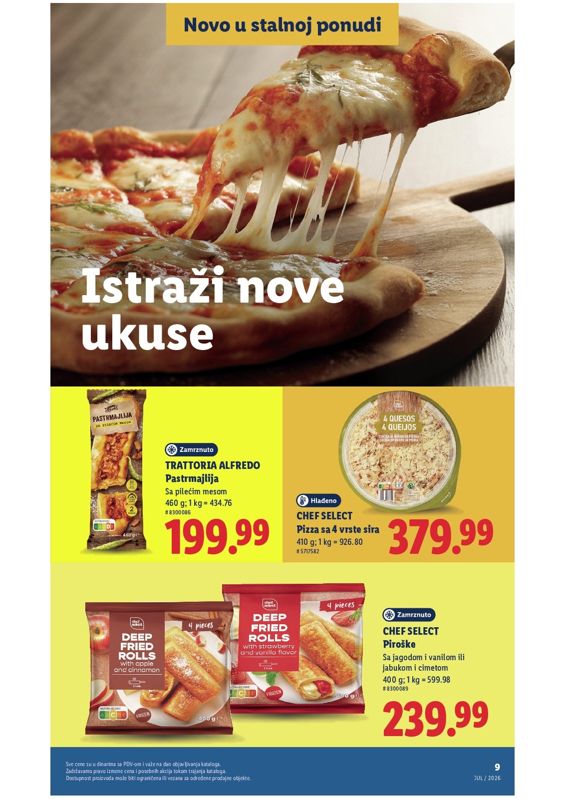 Lidl katalog akcija strana 9 – važi od 5.8. do 11.8.2026.