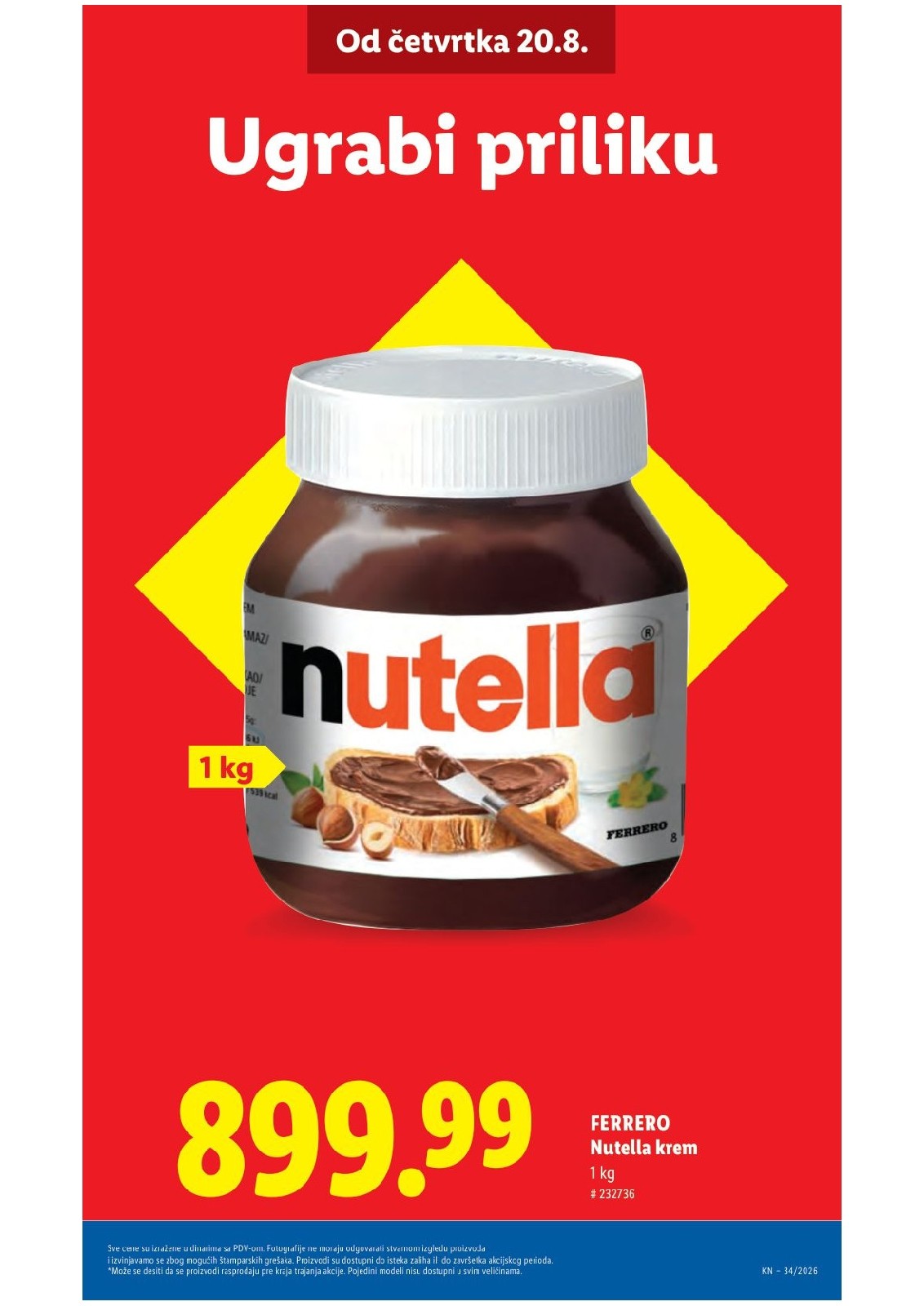 Lidl katalog akcija strana 9 – važi od 20.8. do 26.8.2026.
