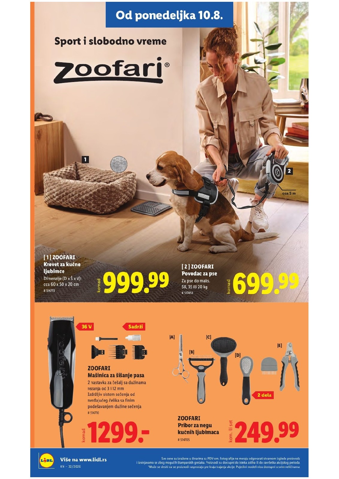 Lidl katalog akcija strana 90 – važi od 6.8. do 12.8.2026.