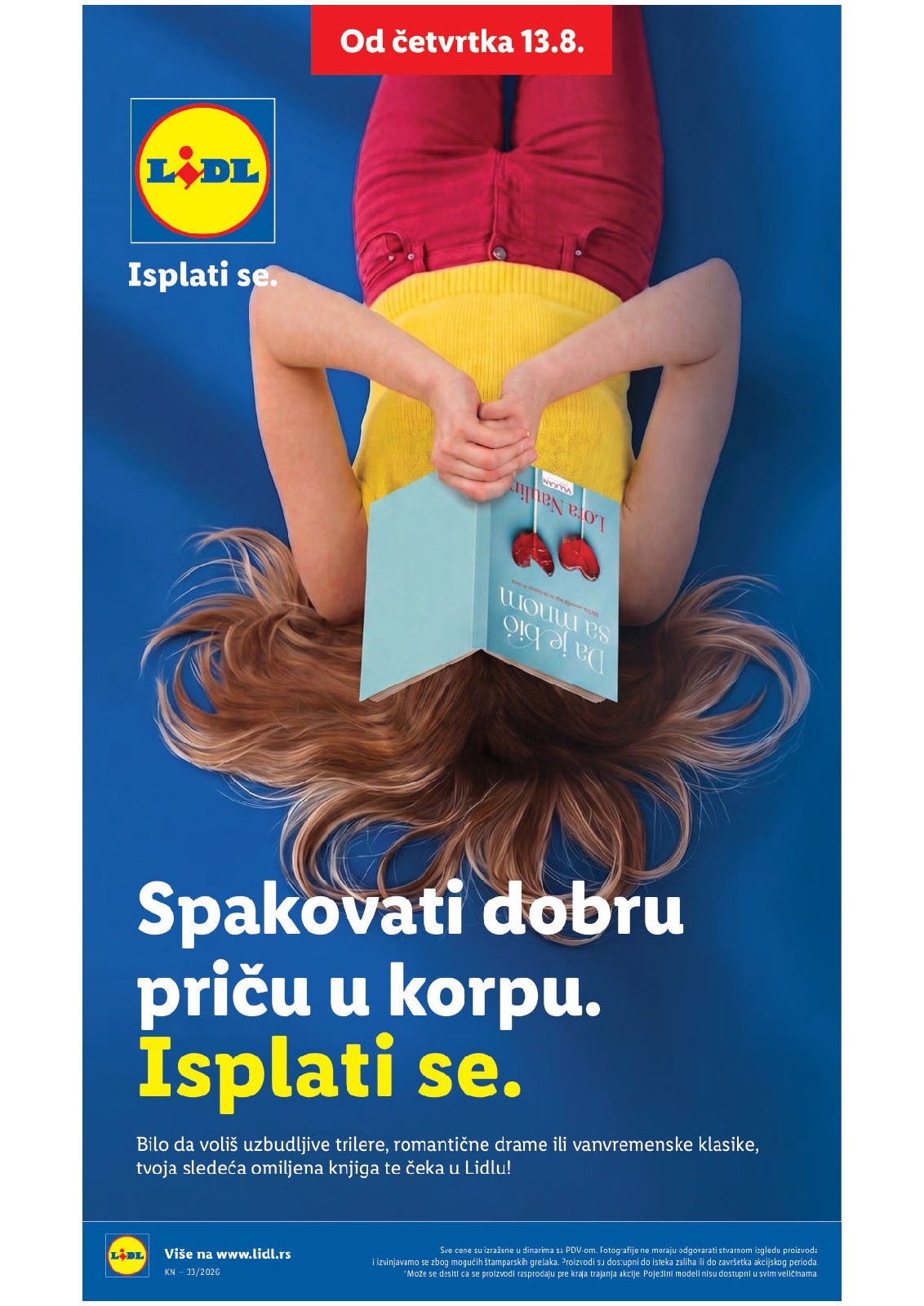Lidl katalog akcija strana 90 – važi od 13.8. do 16.8.2026.