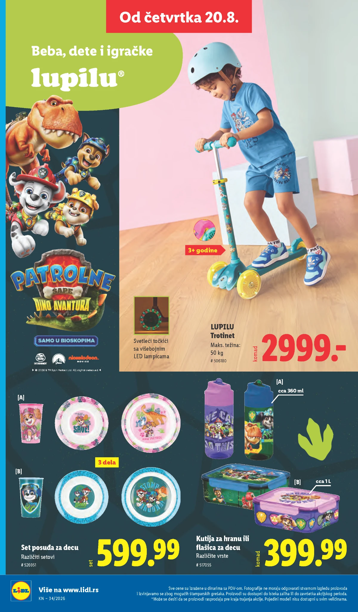 Lidl katalog akcija strana 90 – važi od 20.8. do 26.8.2026.