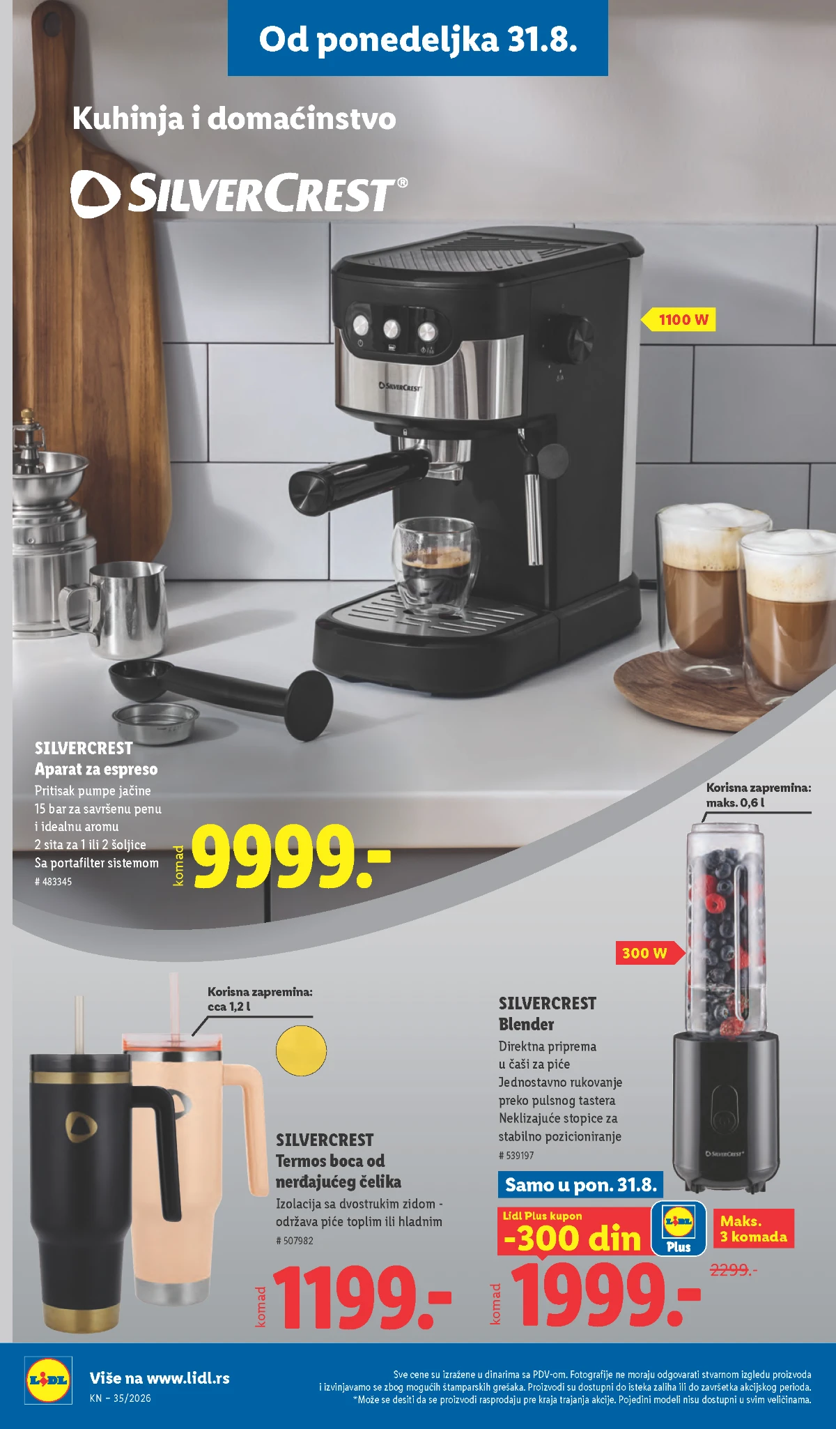 Lidl katalog akcija strana 92 – važi od 31.8. do 2.9.2026.