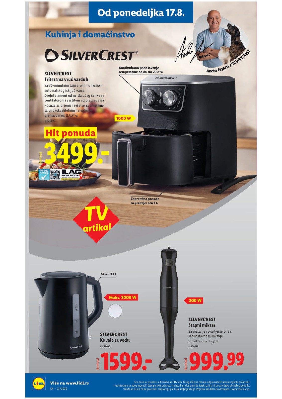 Lidl katalog akcija strana 92 – važi od 13.8. do 16.8.2026.