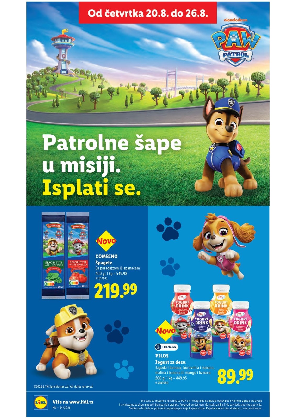Lidl katalog akcija strana 92 – važi od 20.8. do 26.8.2026.