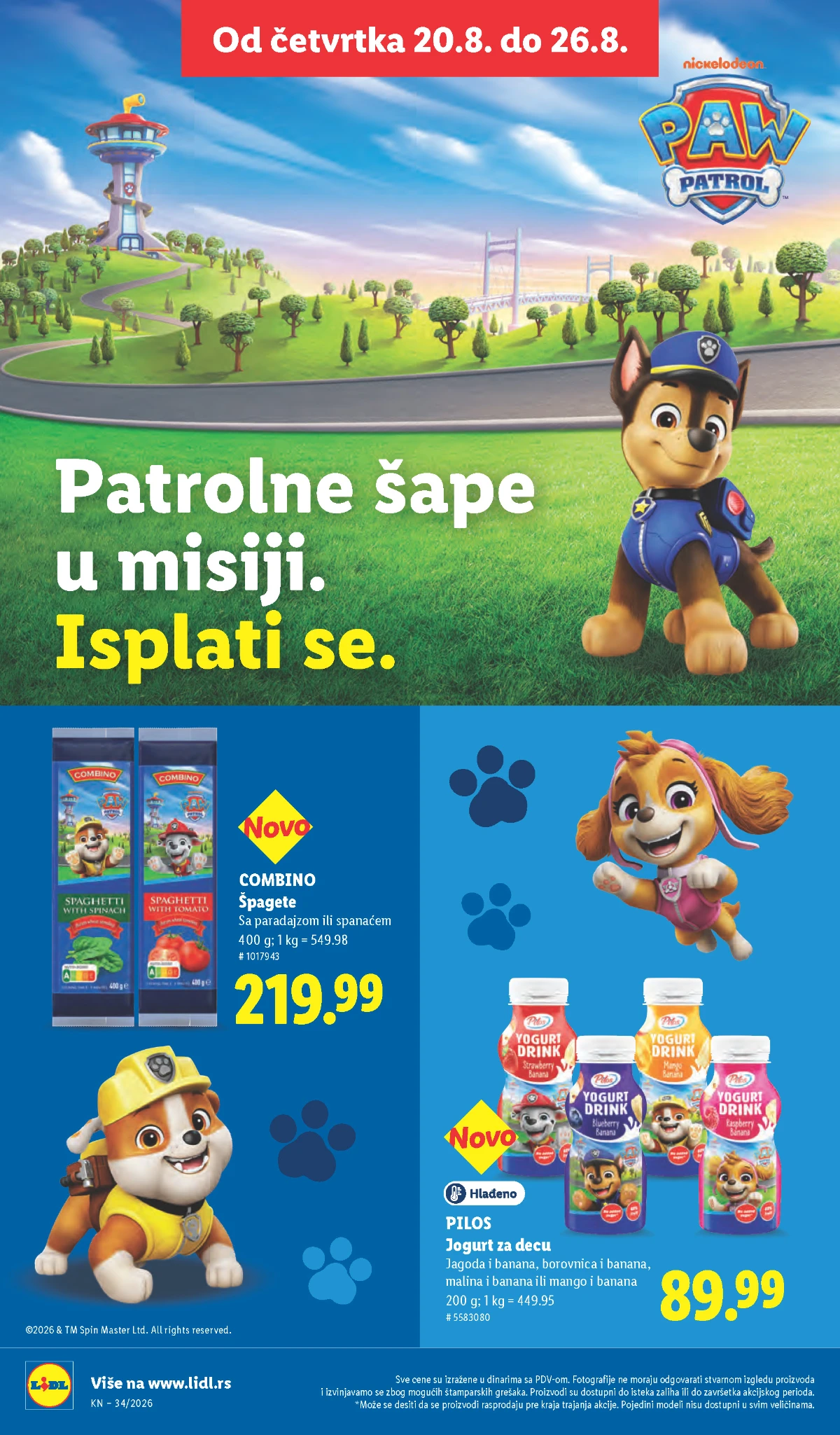 Lidl katalog akcija strana 92 – važi od 20.8. do 26.8.2026.