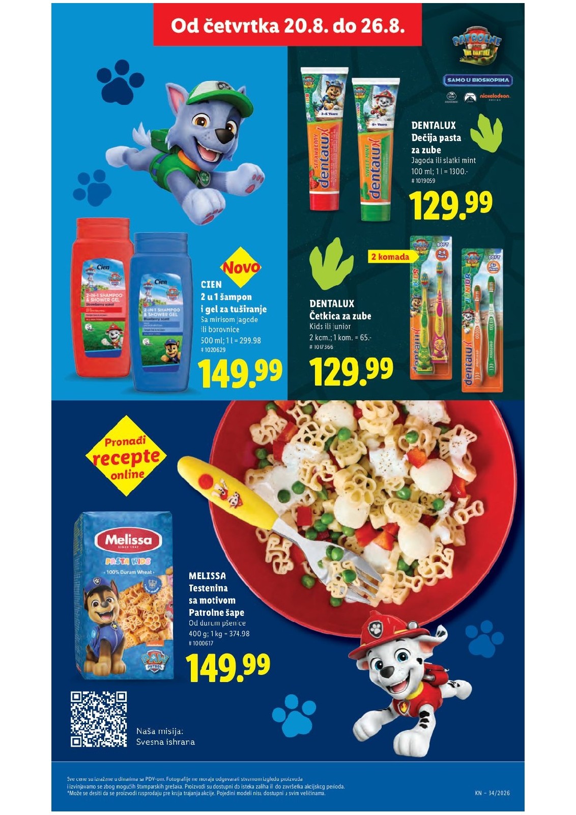 Lidl katalog akcija strana 93 – važi od 20.8. do 26.8.2026.