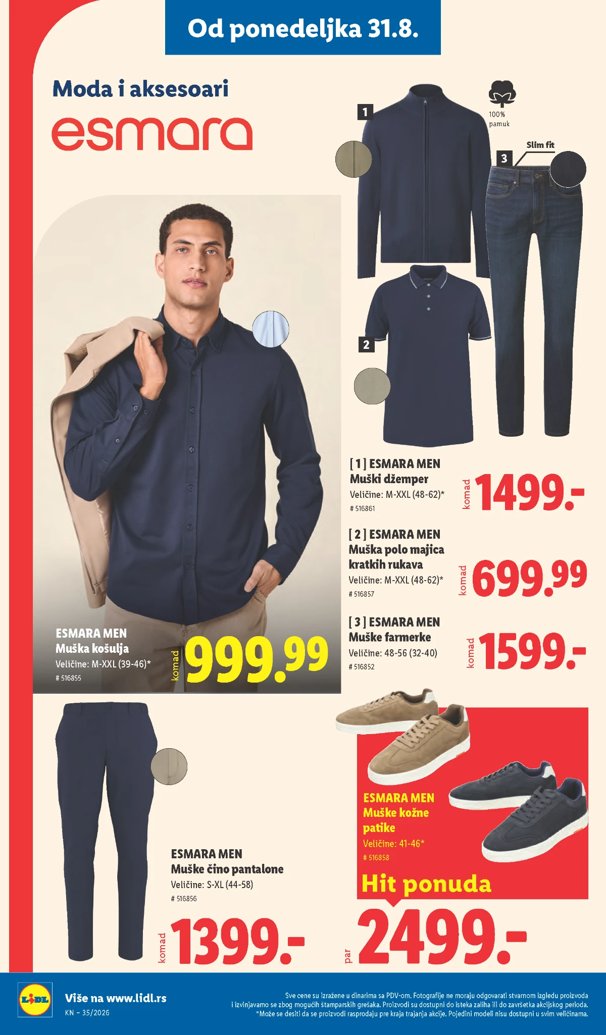 Lidl katalog akcija strana 94 – važi od 31.8. do 2.9.2026.