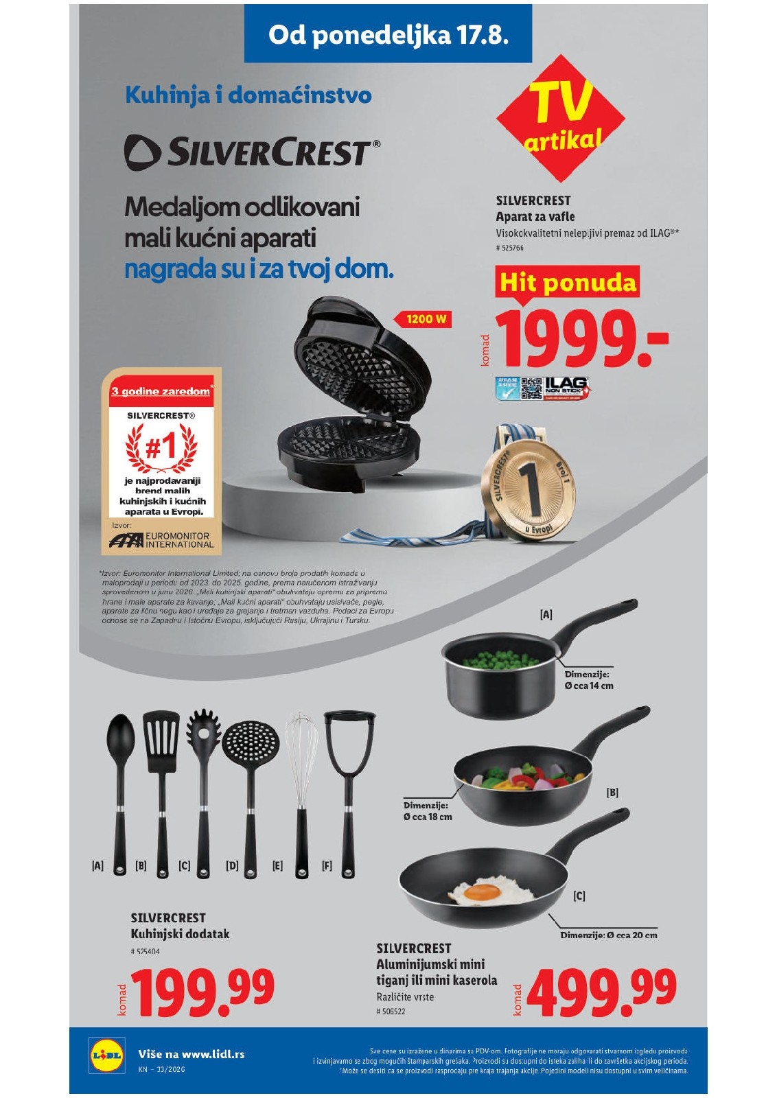 Lidl katalog akcija strana 94 – važi od 13.8. do 16.8.2026.