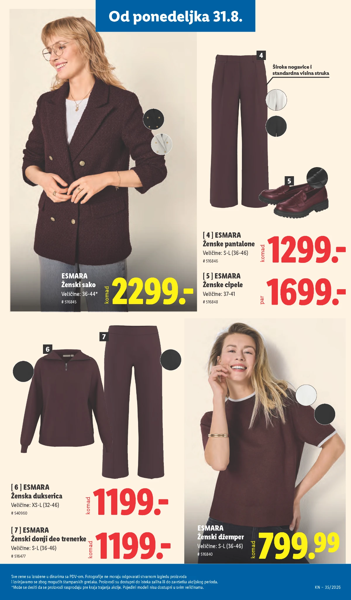 Lidl katalog akcija strana 95 – važi od 31.8. do 2.9.2026.