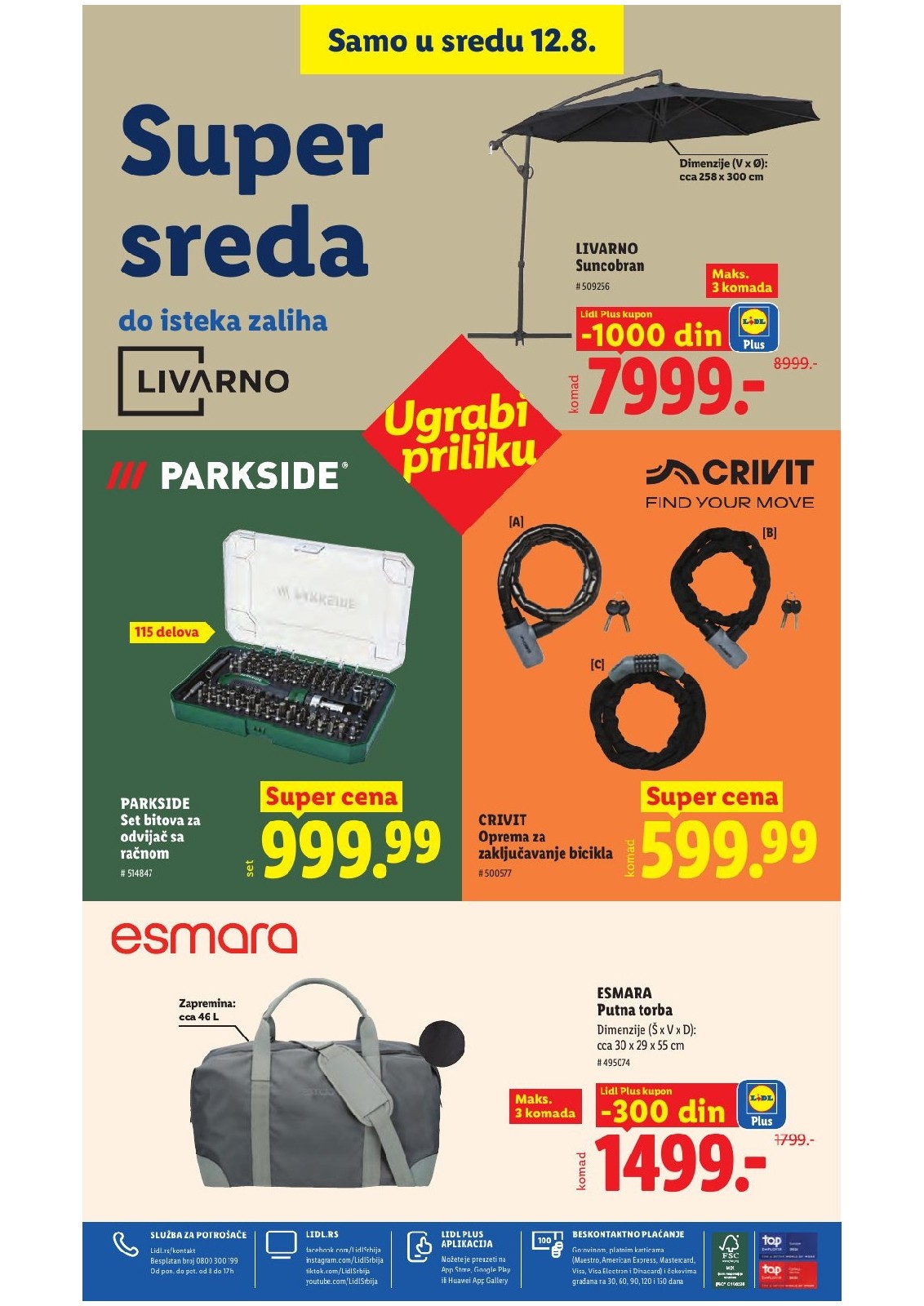 Lidl katalog akcija strana 96 – važi od 6.8. do 12.8.2026.