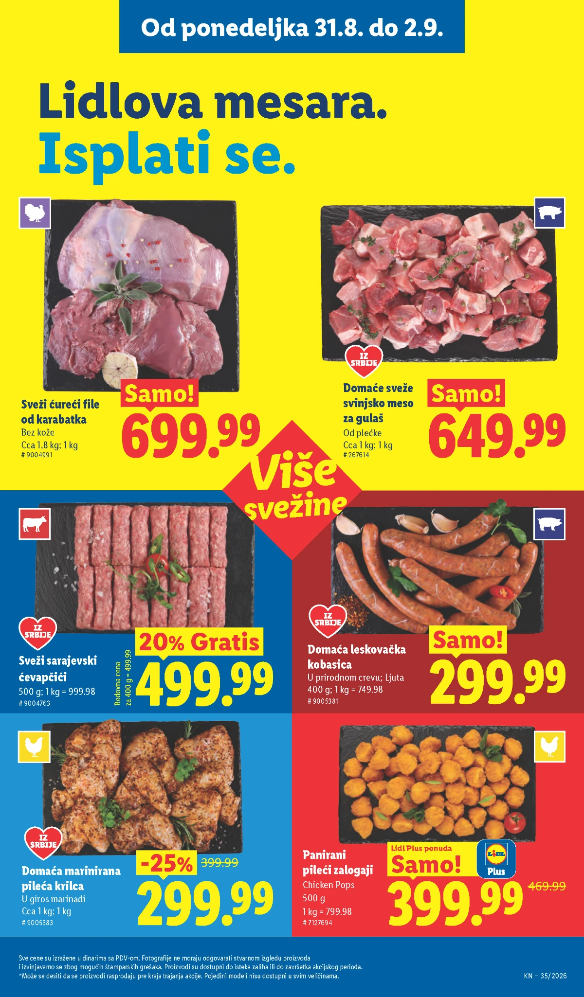 Lidl katalog akcija strana 97 – važi od 31.8. do 2.9.2026.