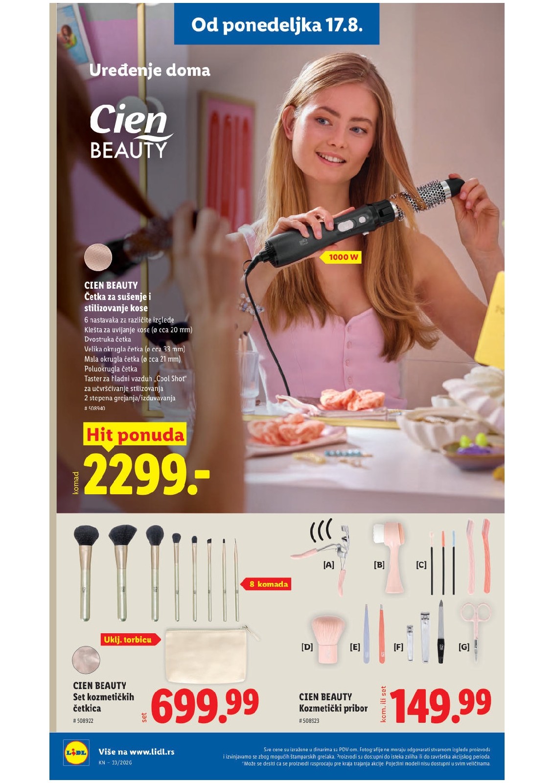 Lidl katalog akcija strana 98 – važi od 13.8. do 16.8.2026.