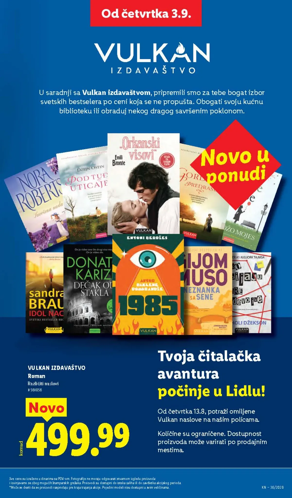 Lidl katalog akcija strana 99 – važi od 3.9. do 9.9.2026.
