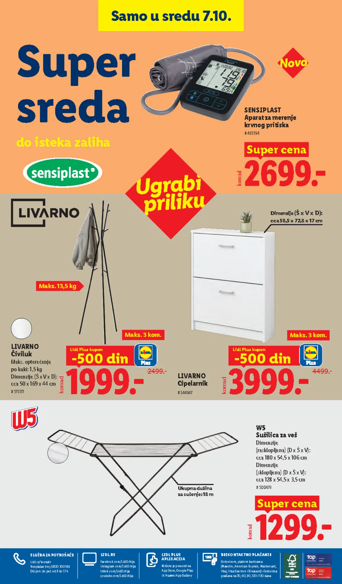Lidl katalog akcija strana 102 – važi od 1.10. do 7.10.2026.