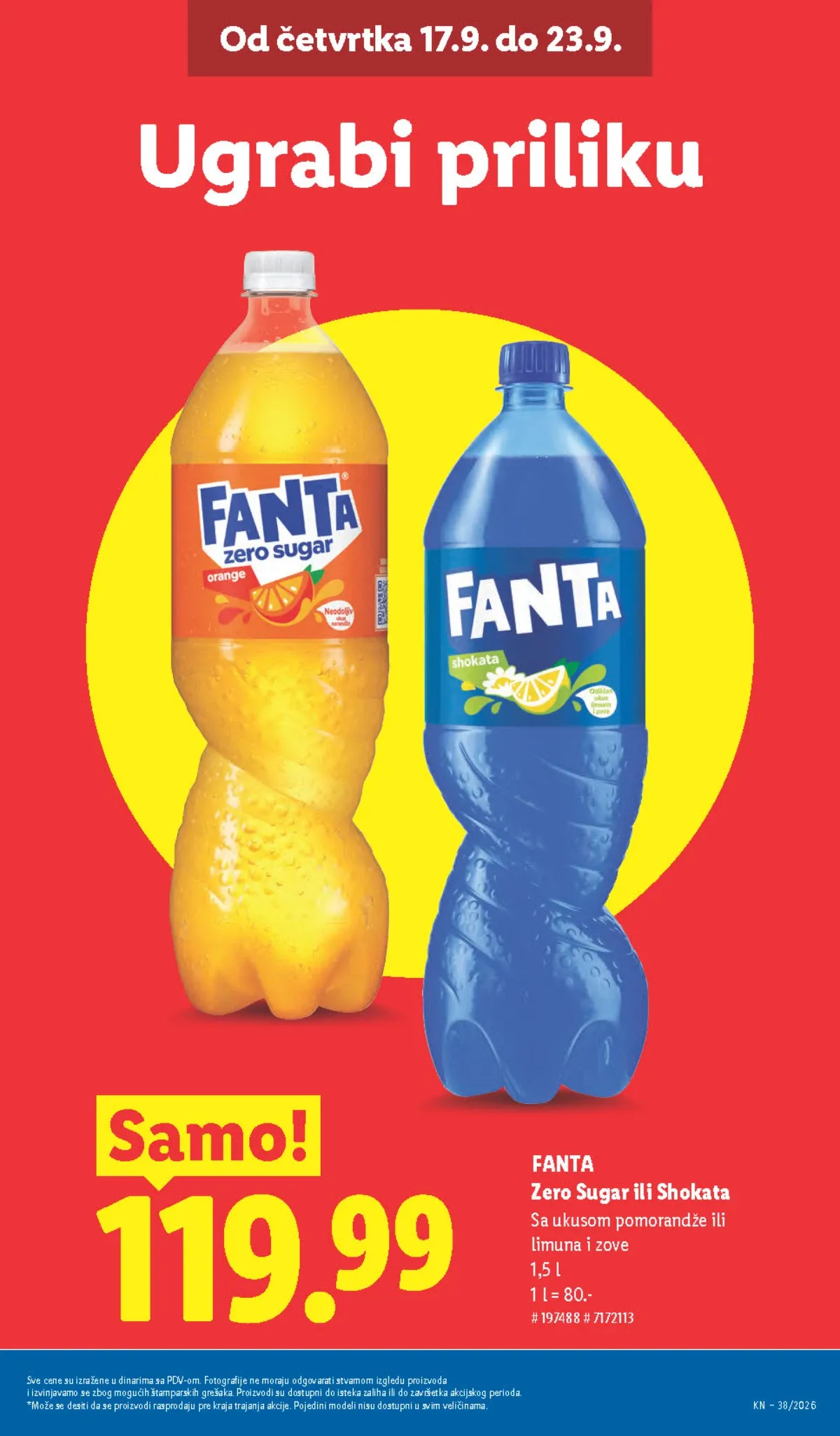 Lidl katalog akcija strana 11 – važi od 17.9. do 23.9.2026.