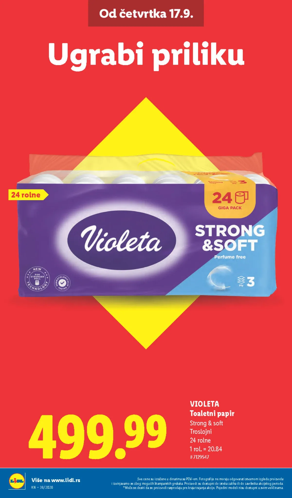 Lidl katalog akcija strana 12 – važi od 17.9. do 23.9.2026.