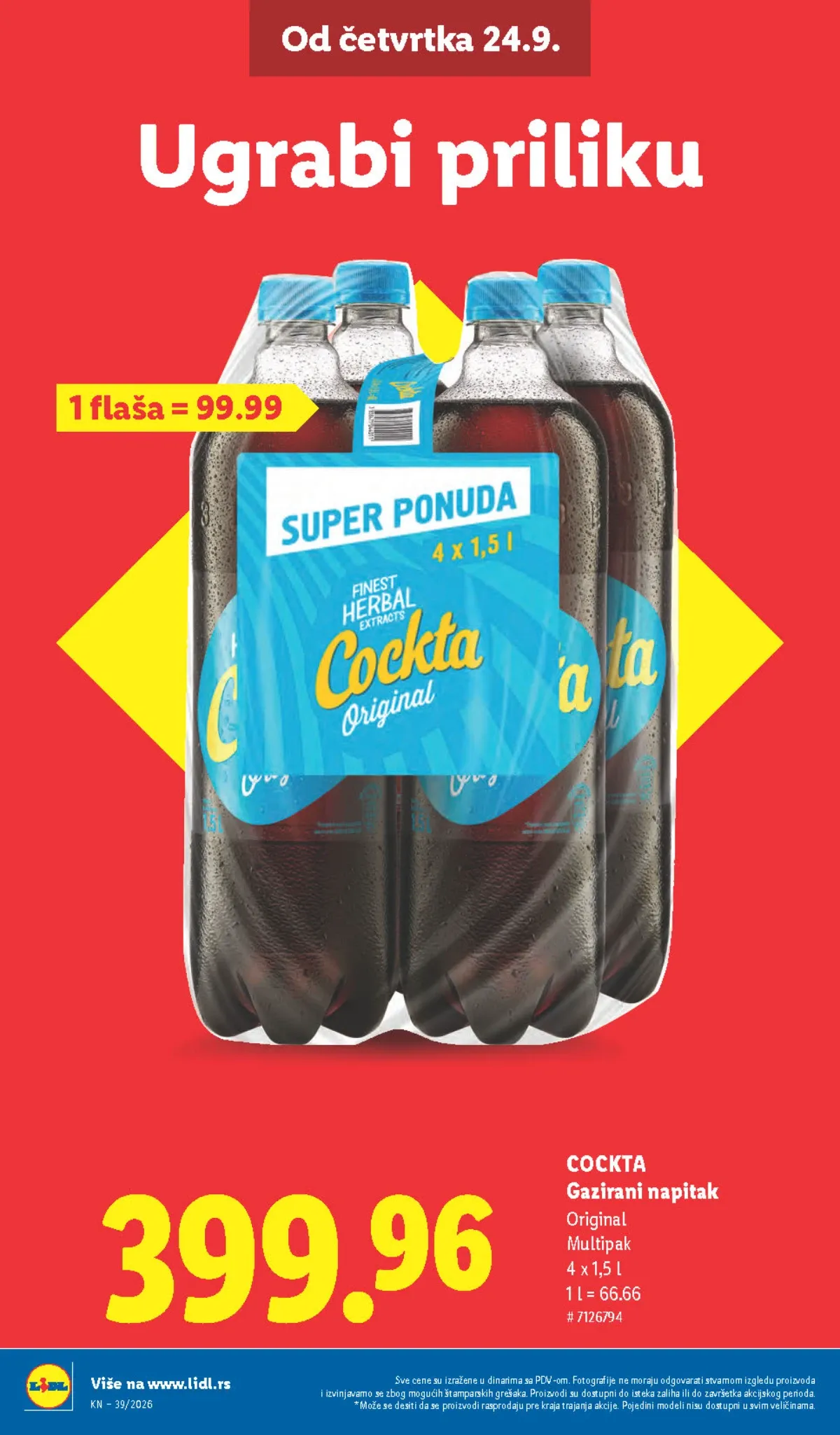 Lidl katalog akcija strana 12 – važi od 24.9. do 30.9.2026.