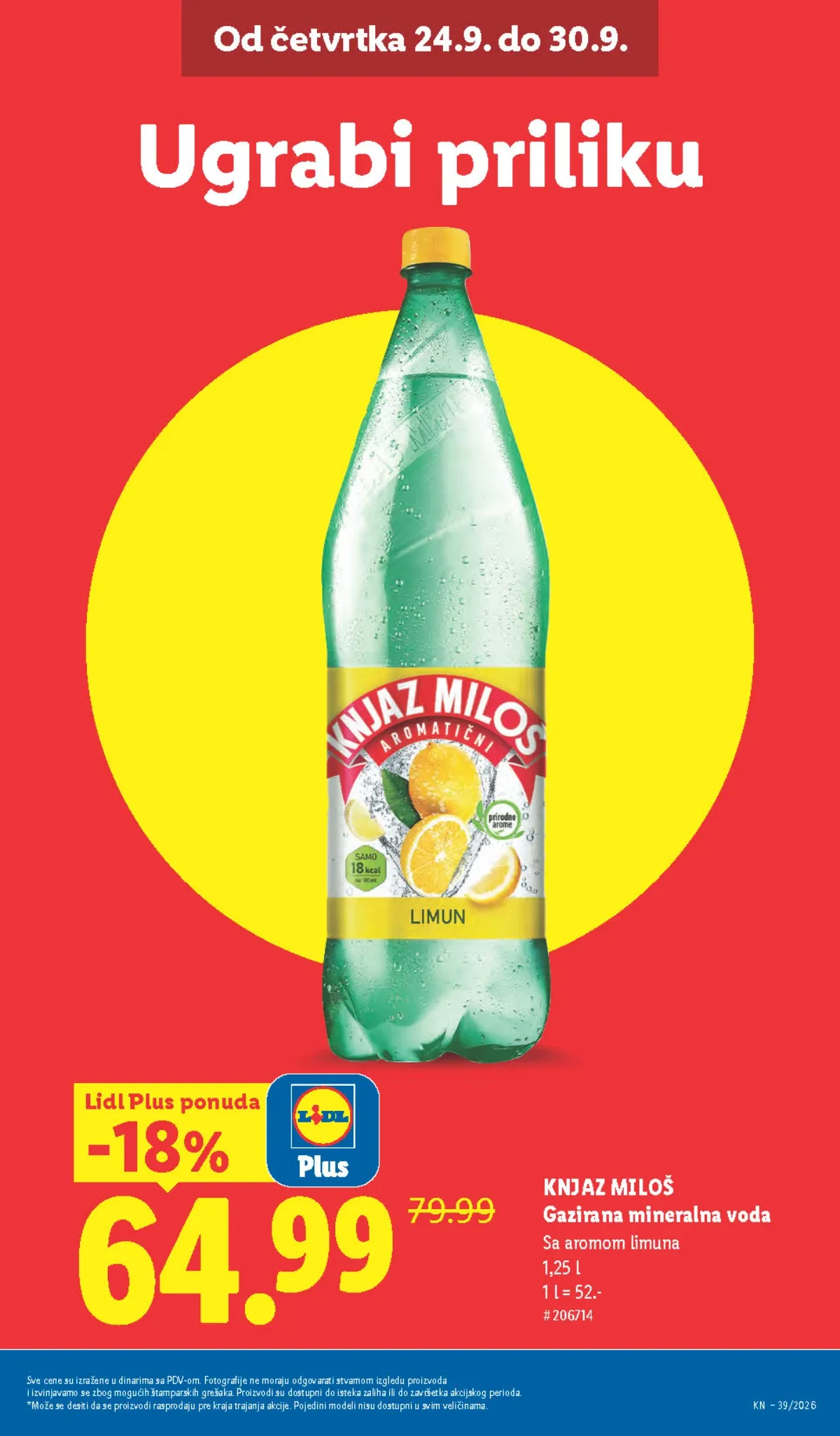 Lidl katalog akcija strana 13 – važi od 24.9. do 30.9.2026.