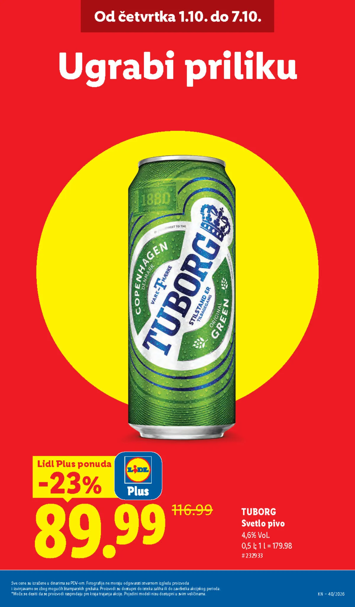 Lidl katalog akcija strana 13 – važi od 1.10. do 7.10.2026.