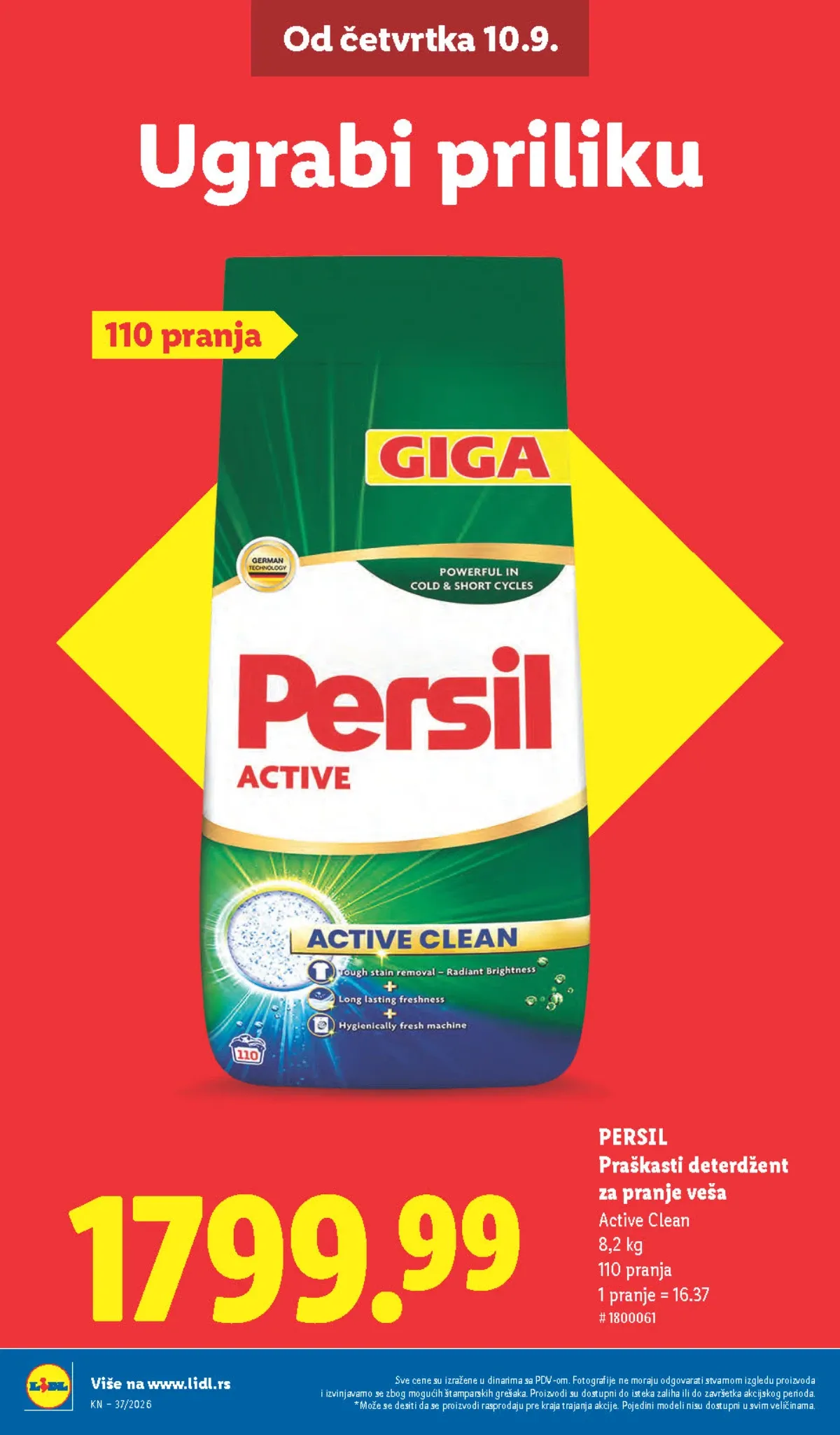 Lidl katalog akcija strana 14 – važi od 10.9. do 16.9.2026.