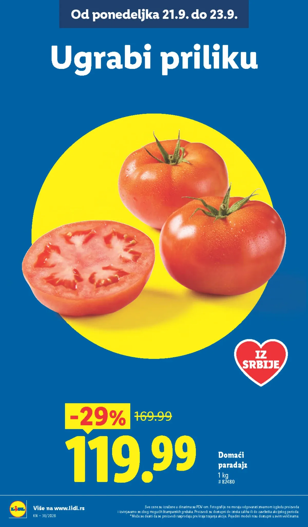 Lidl katalog akcija strana 14 – važi od 17.9. do 23.9.2026.