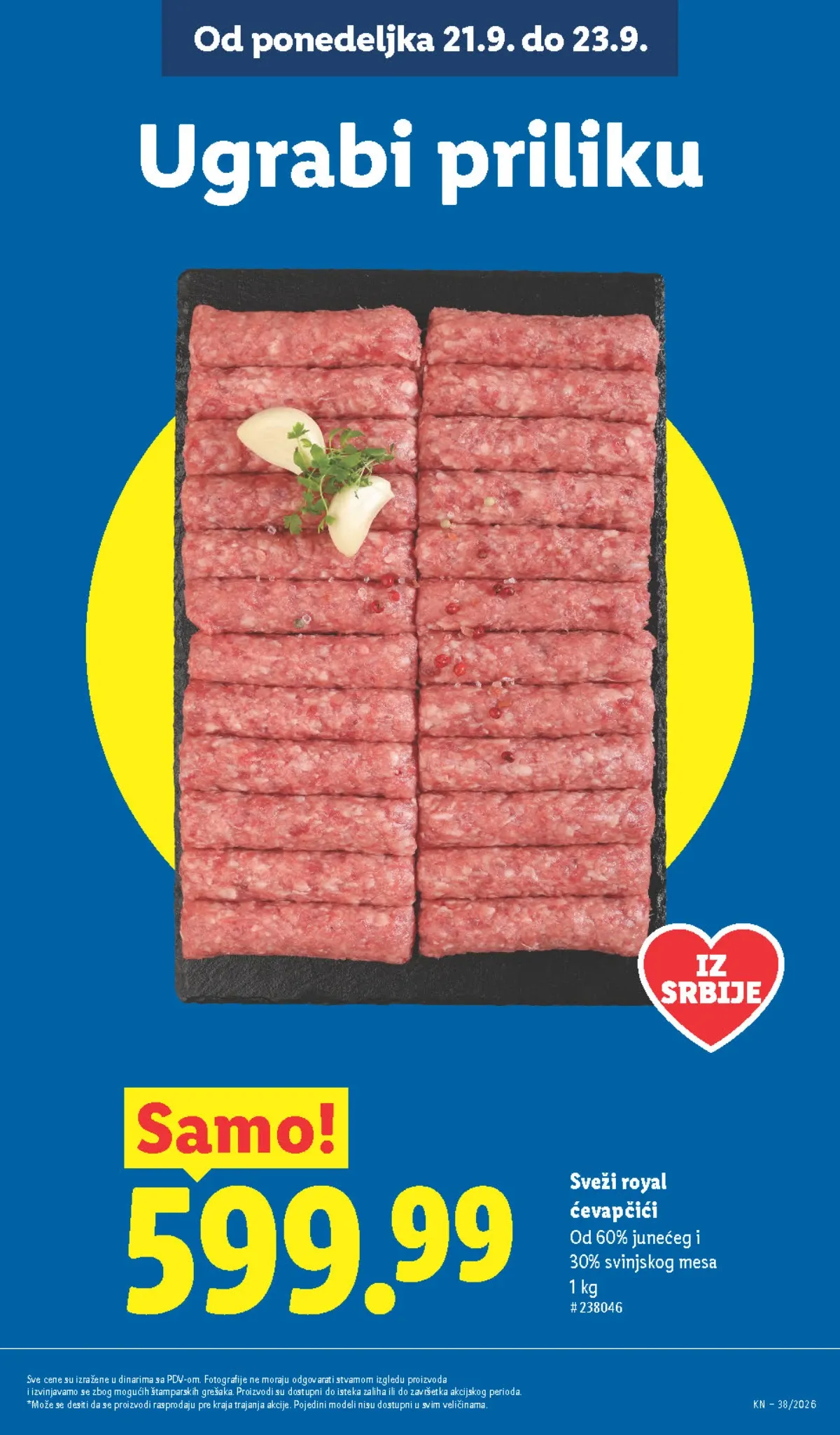 Lidl katalog akcija strana 15 – važi od 17.9. do 23.9.2026.